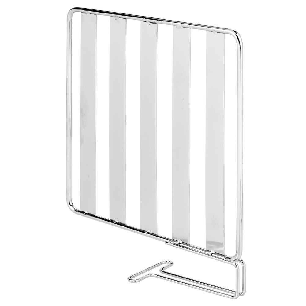 mDesign Versatile Metal Wire closet Shelf Divider and Separator for