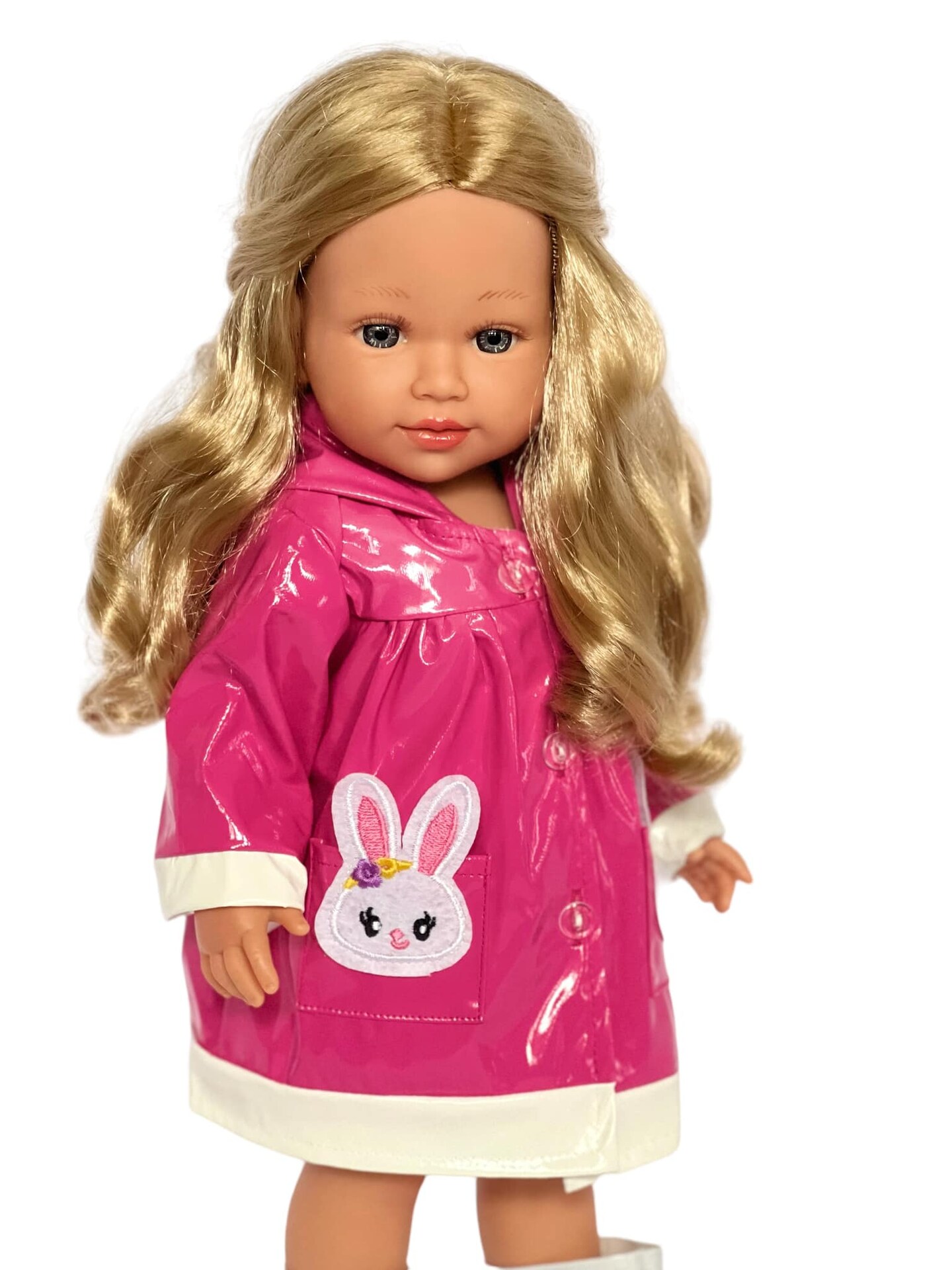 Bunny Raincoat For 18 Inch Kennedy and Friends Dolls