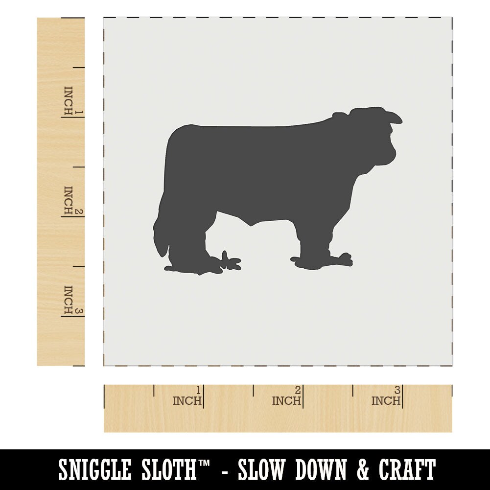 Hereford Cow Solid Wall Cookie DIY Craft Reusable Stencil