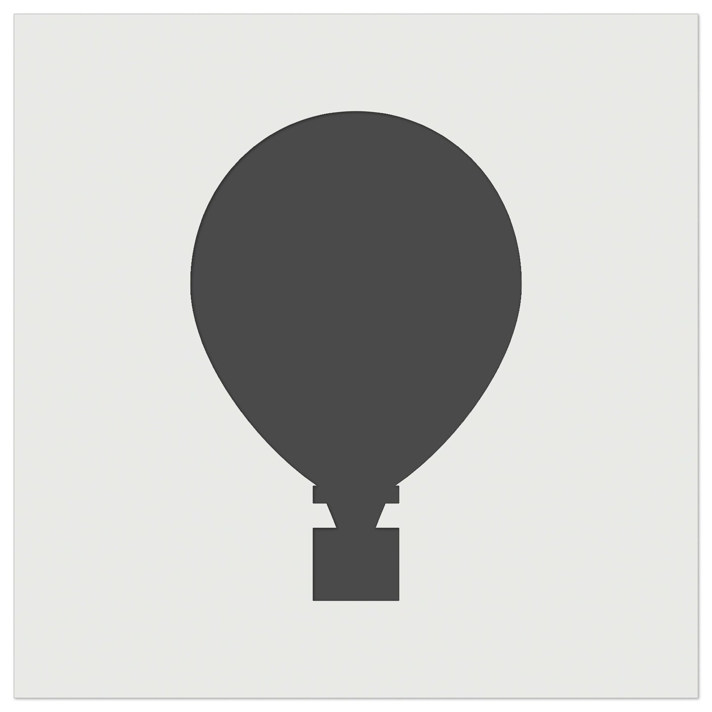 Hot Air Balloon Solid Wall Cookie DIY Craft Reusable Stencil