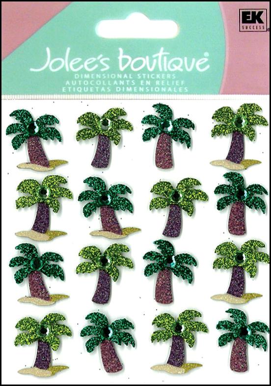 Jolee's Boutique Palm Trees Repeats Dimensional Stickers Michaels