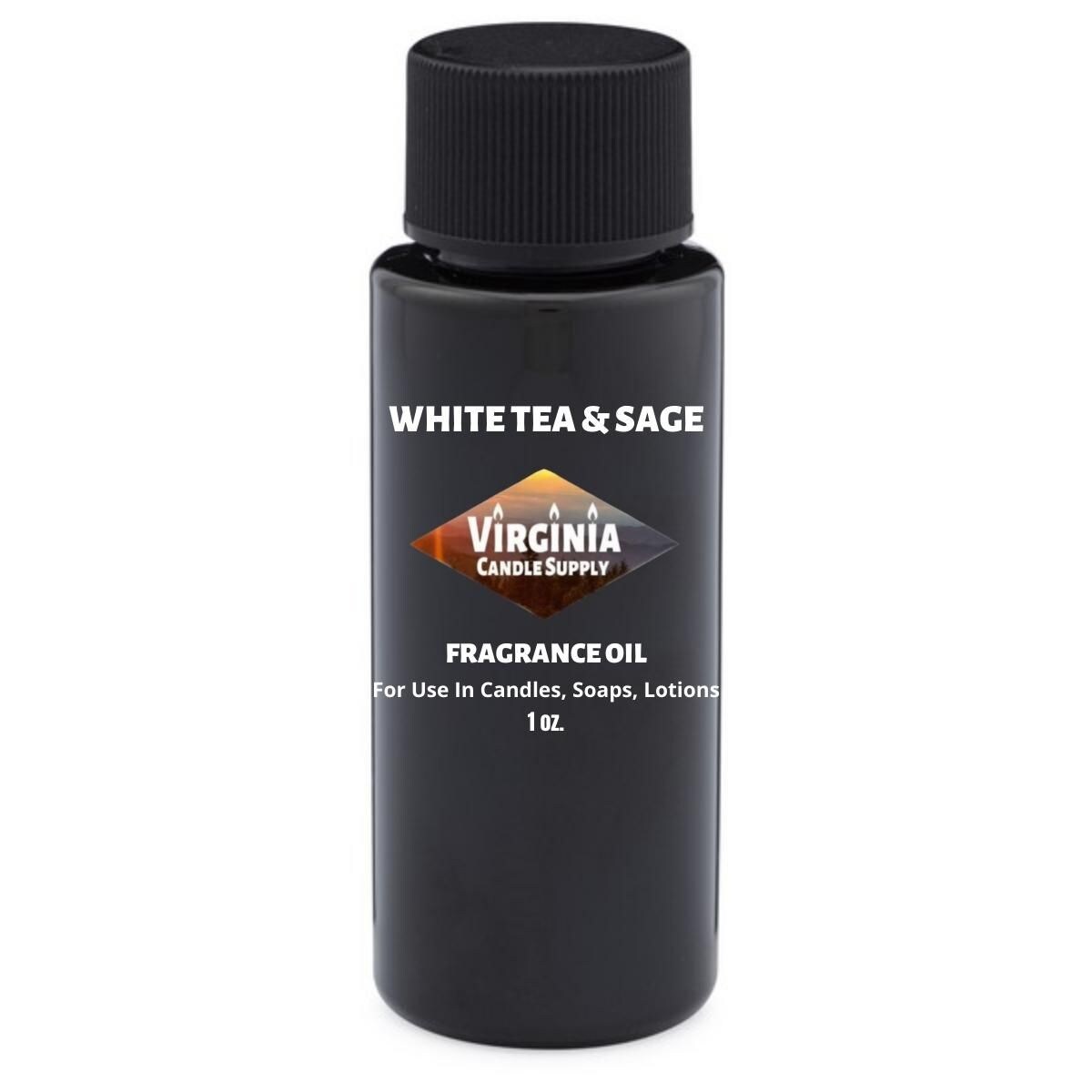 White Tea & Sage Fragrance Oil (Our Version of the Brand Name) (1 oz Bottle) for Candle Making, Soap Making, Tart Making, Room Sprays, Lotions, Car Fresheners, Slime, Bath Bombs, Warmers…