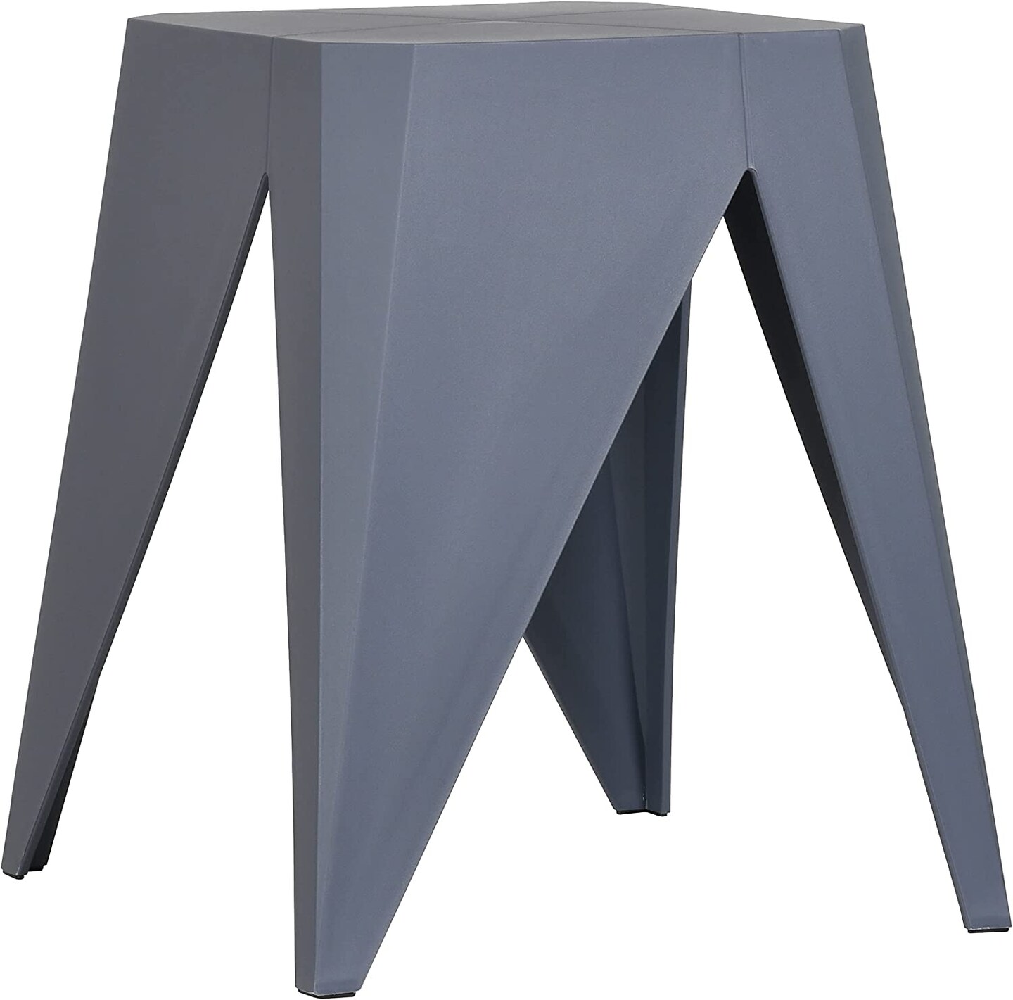 ISL Furnishings InterSpaceLiving Zuho Multi-USe Stool (4, Charcoal)