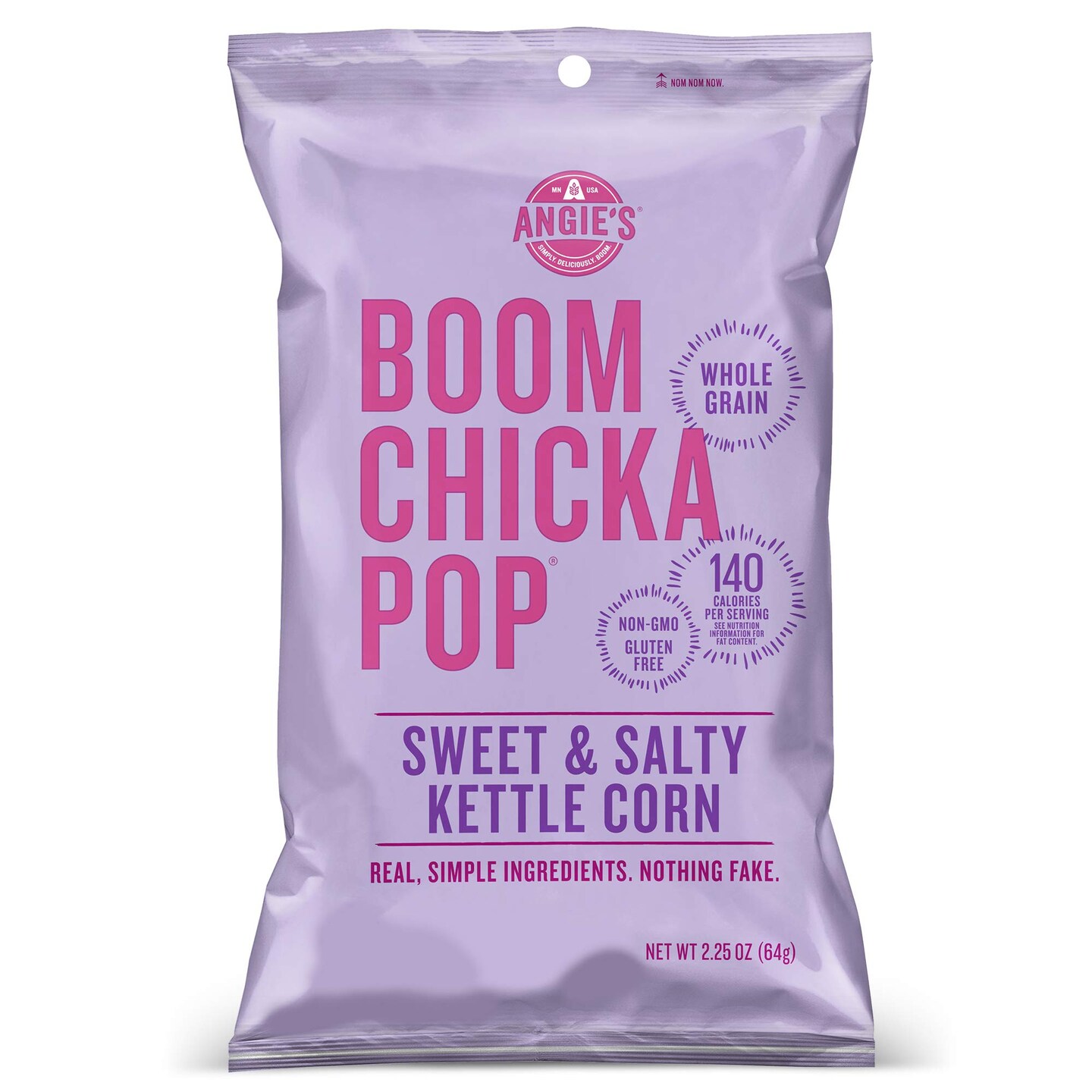 BOOMCHICKAPOP Sweet & Salty Kettle Corn Popcorn, 2.25 Ounce (Case of 12)