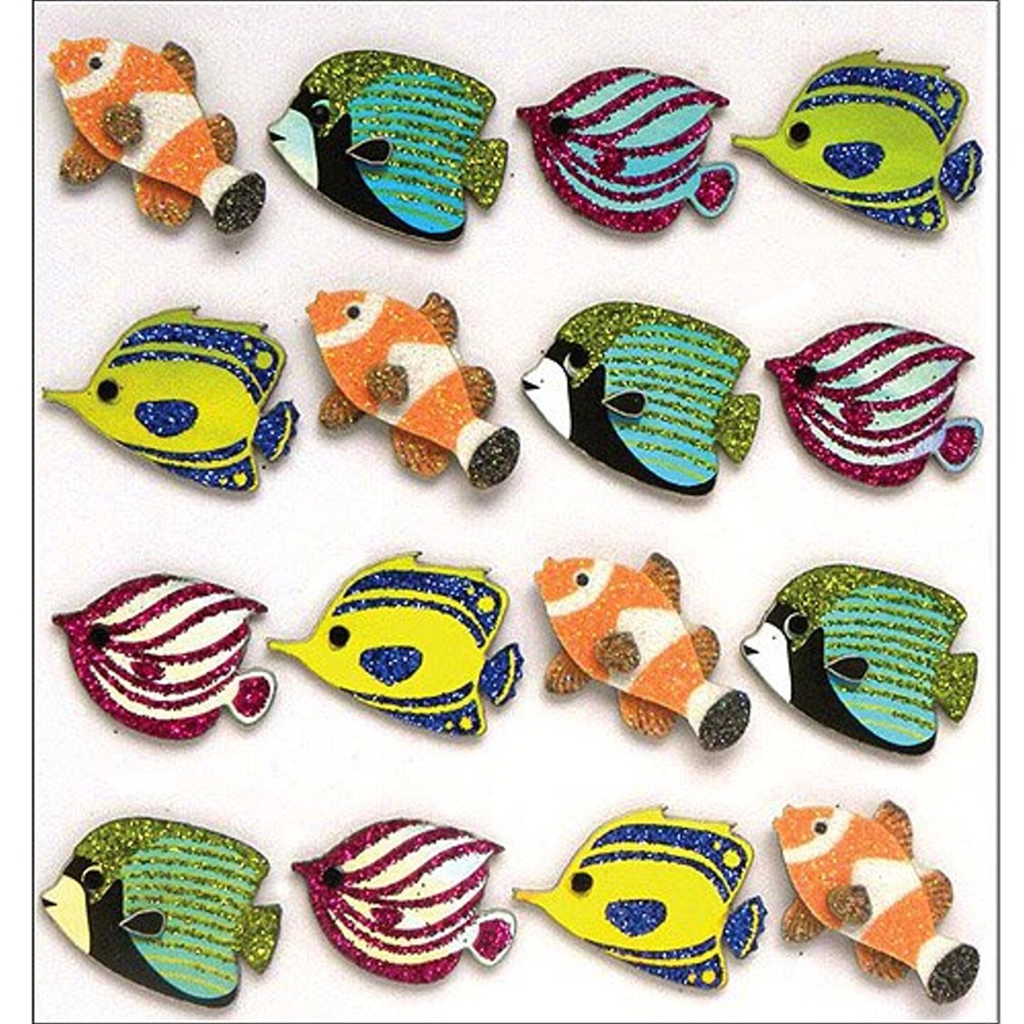 Jolee&#x27;s Boutique Fish Repeats Dimensional Stickers