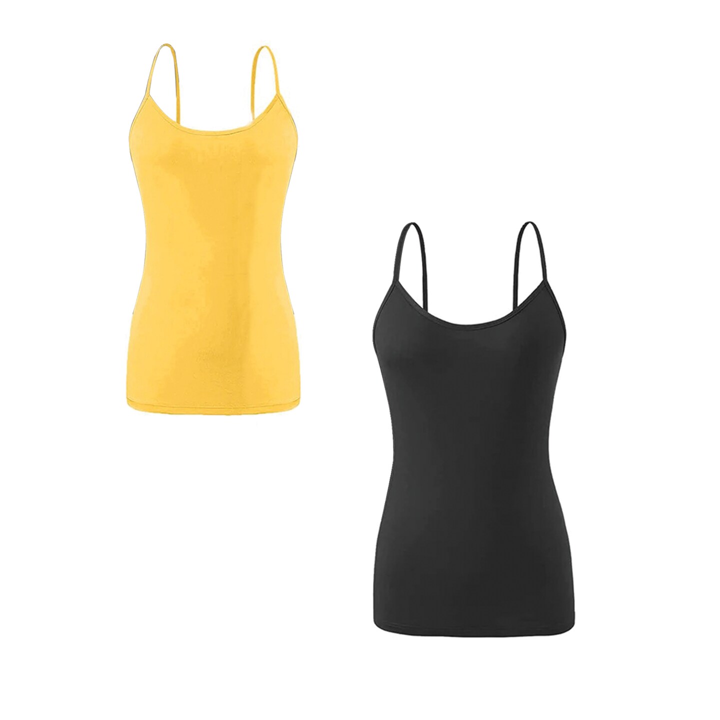 Radyan® Women Tank Tops Colorful Ribbed Rib A Shirts Basic Sleeveless Tanks Top Unleash Your 7887