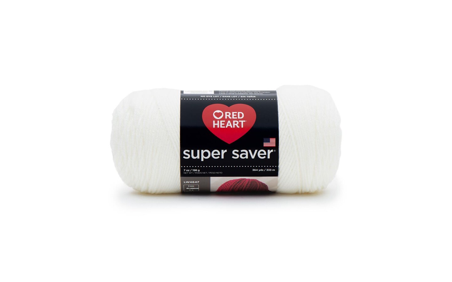 C&C Red Heart Super Saver Yarn 7oz Light Grey