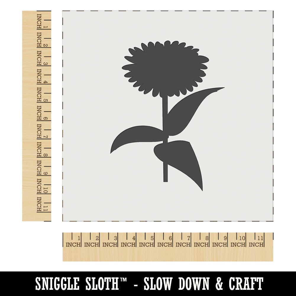 Zinnia Flower Solid Wall Cookie DIY Craft Reusable Stencil | Michaels