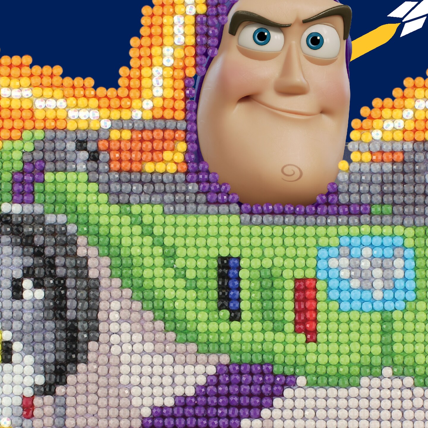 Camelot Dotz Diamond Art Kit 8.7&#x22;X8.7&#x22;-Disney -  Buzz To Infinity &#x26; Beyond