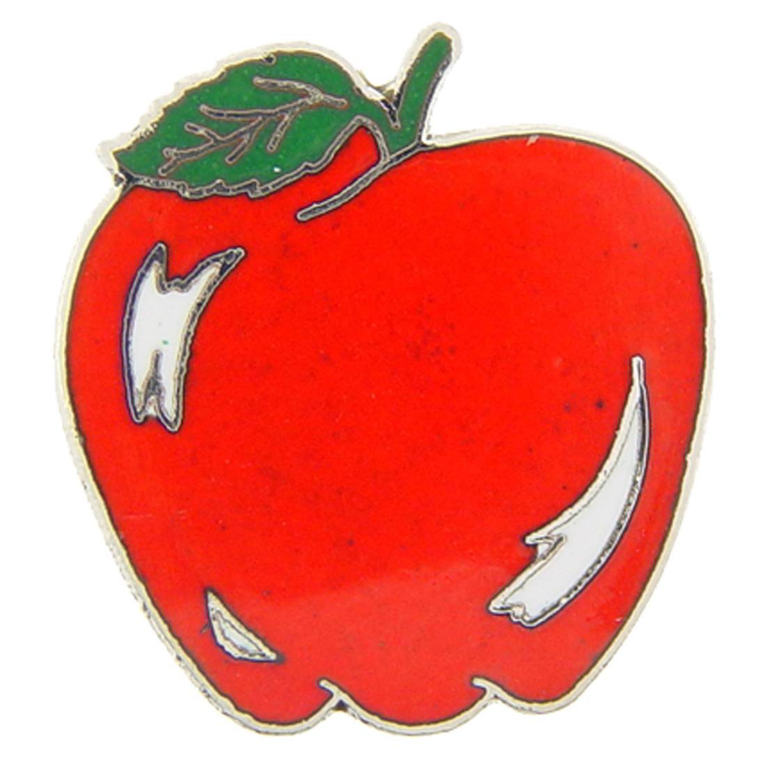 Apple Pin Red 1&#x22;