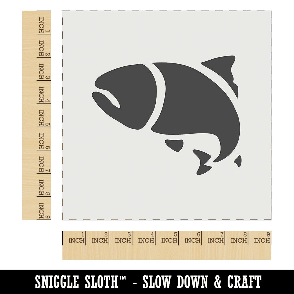 Salmon Fish Wall Cookie DIY Craft Reusable Stencil | Michaels