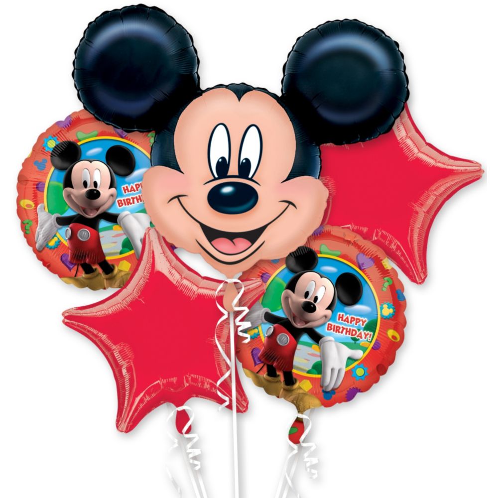 Mickey Mouse Birthday Balloon Bouquet