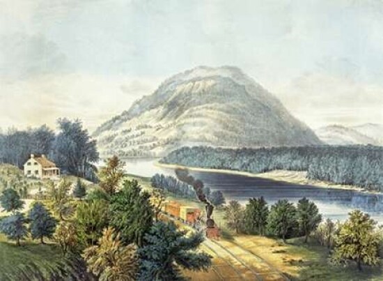 Lookout Mountain Tennessee and The Chattanooga Railroad Poster Print by Currier and Ives - Item # VARPDX277188