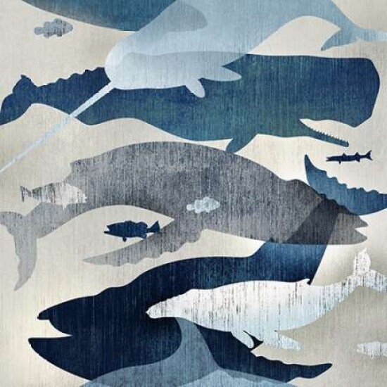 Whale Watching I Poster Print by Edward Selkirk