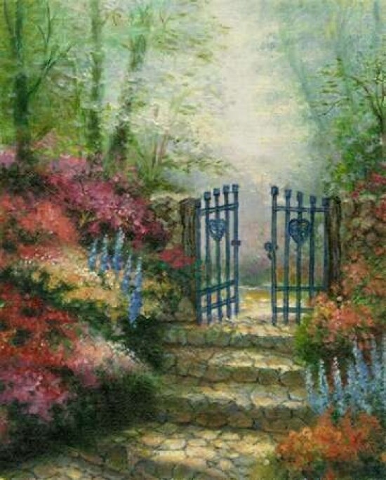 Garden Gateway Poster Print by  Art Chin - Item # VARPDXCH05