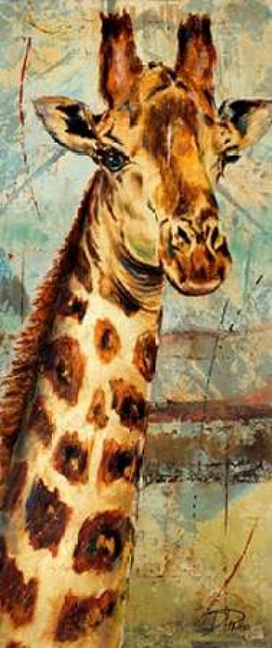 New Safari on Teal I Poster Print by Patricia Pinto - Item # VARPDX9569E