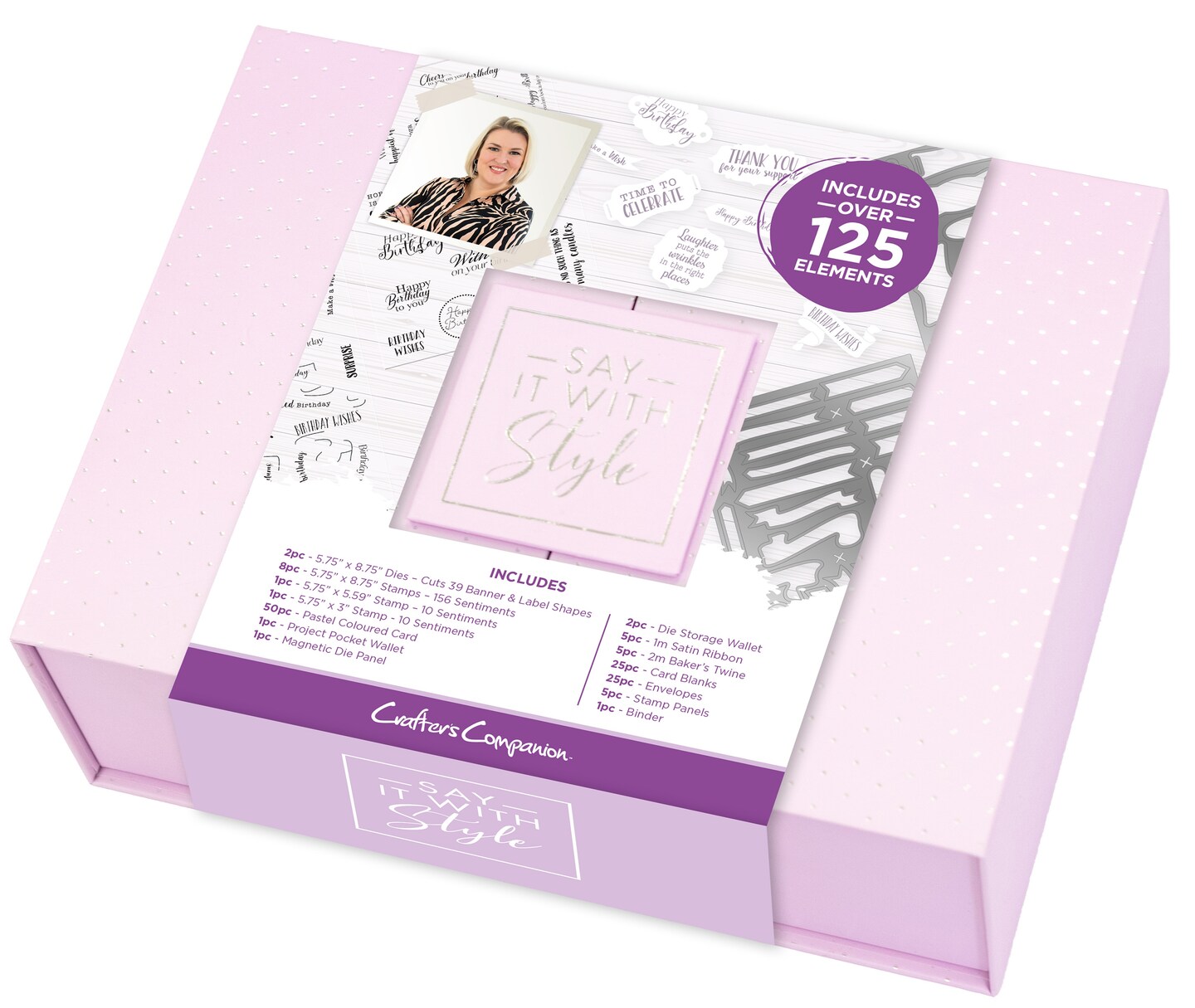 Crafter&#x27;s Companion Craft Box Kit-Say It With Style