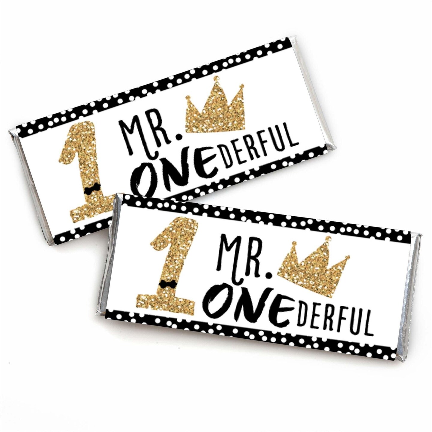 Mr Onederful Birthday Favor Bags