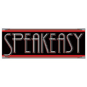 Speakeasy Sign Party Accessory