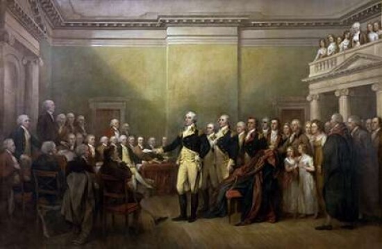 General George Washington Resigning his Commission Poster Print by John Trumbull - Item # VARPDX454943