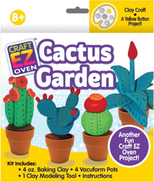 Colorbok Clay Crafts-Cactus Garden