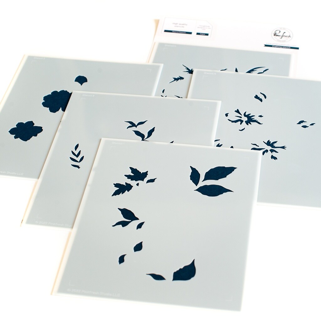 Pinkfresh Studio Stencils 4.25"X5.25" 5/Pkg-Beyond Measure Layering | Michaels