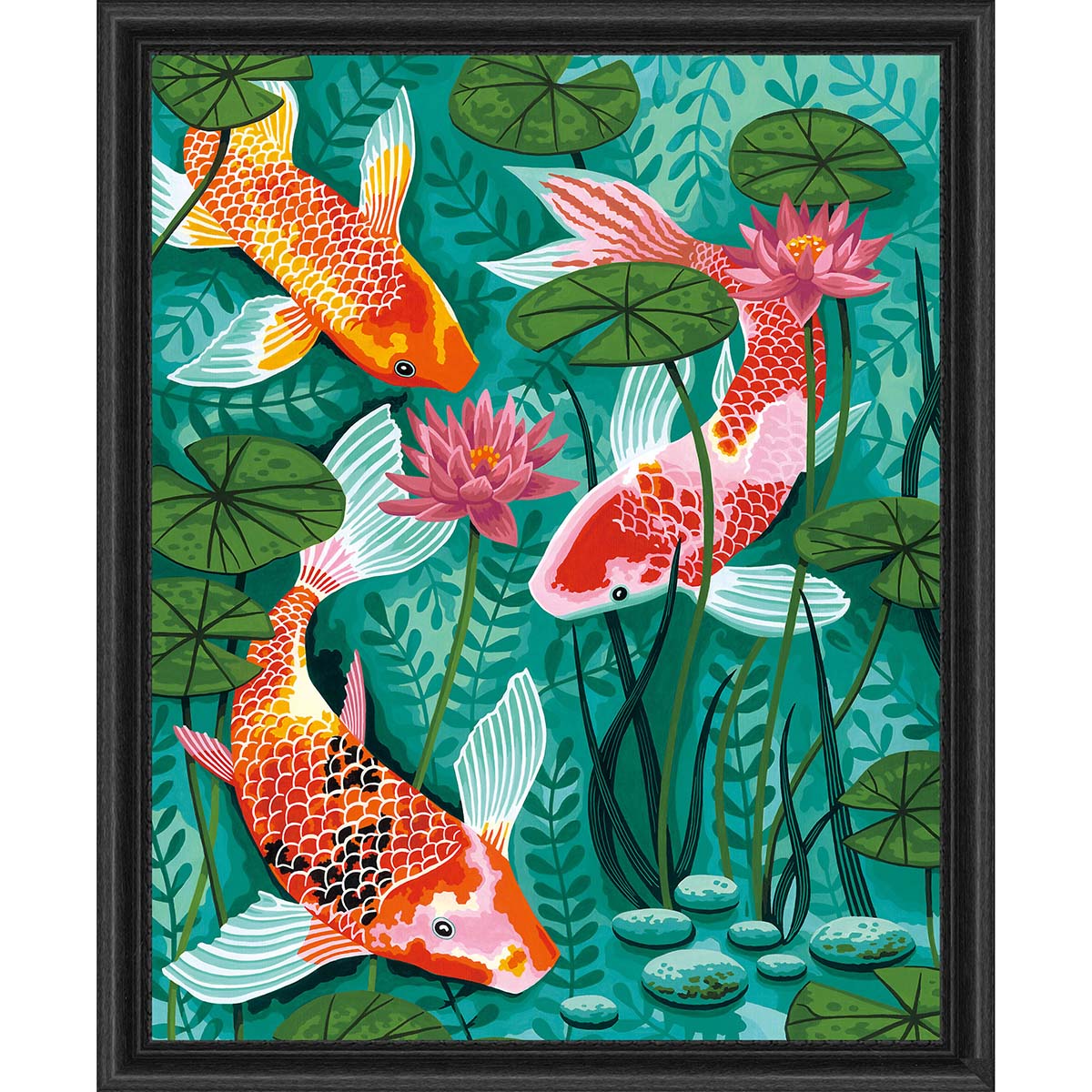 Paintworks Koi Paint By Number Paint by Number Kit Michaels