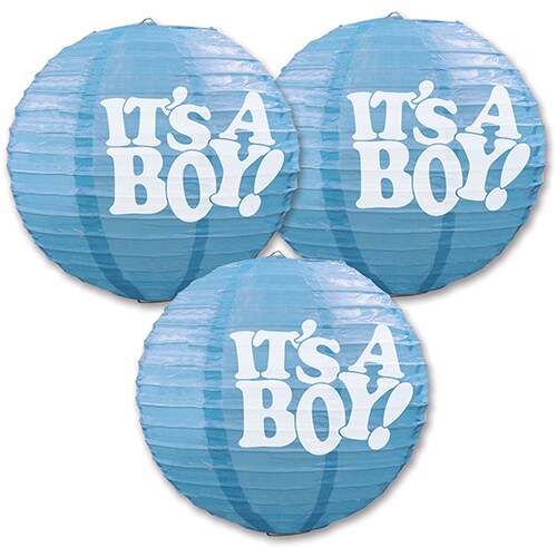 It&#x27;s a Boy! Paper Lanterns