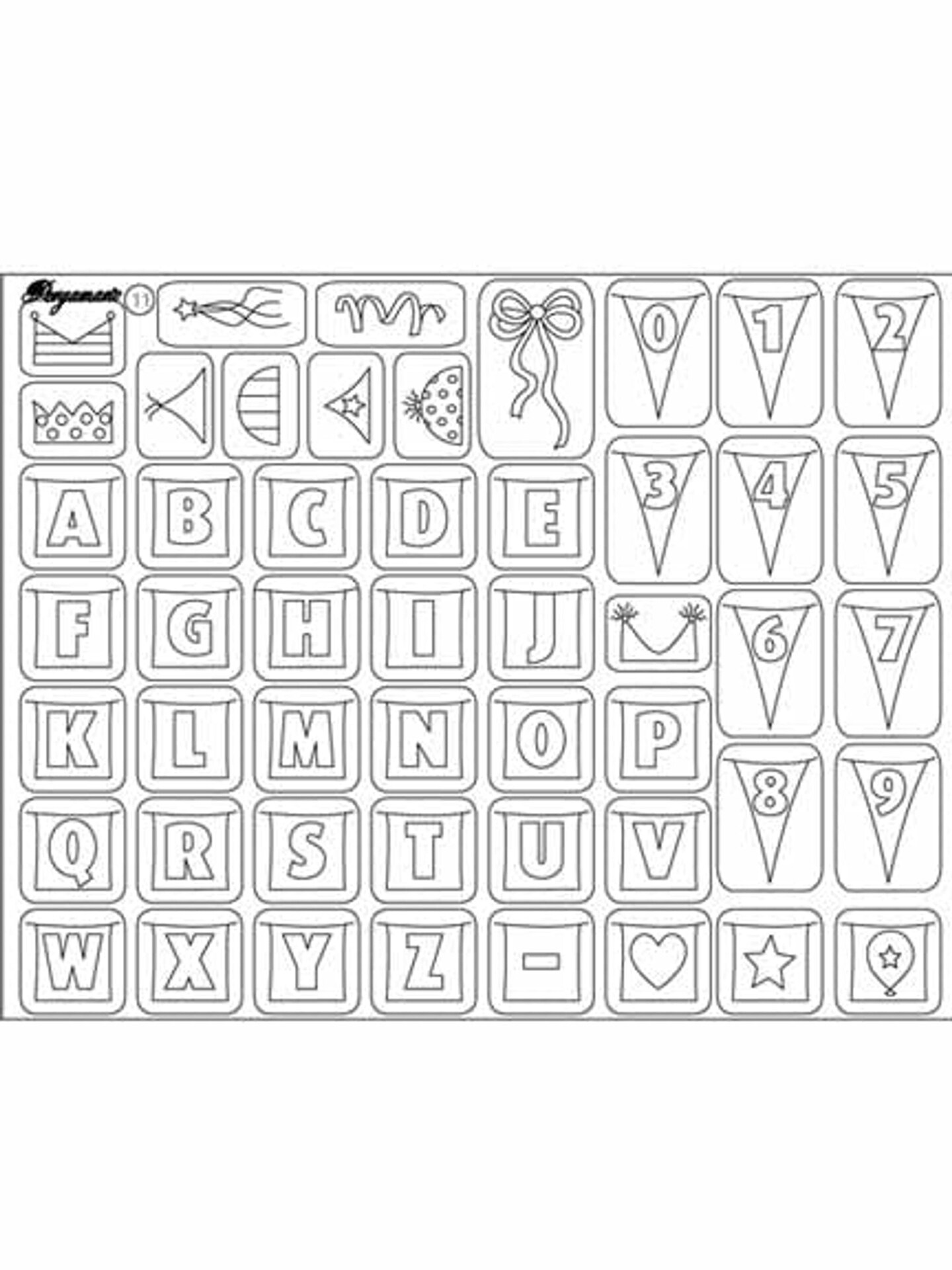 Clear Stamps Party Garlands Michaels