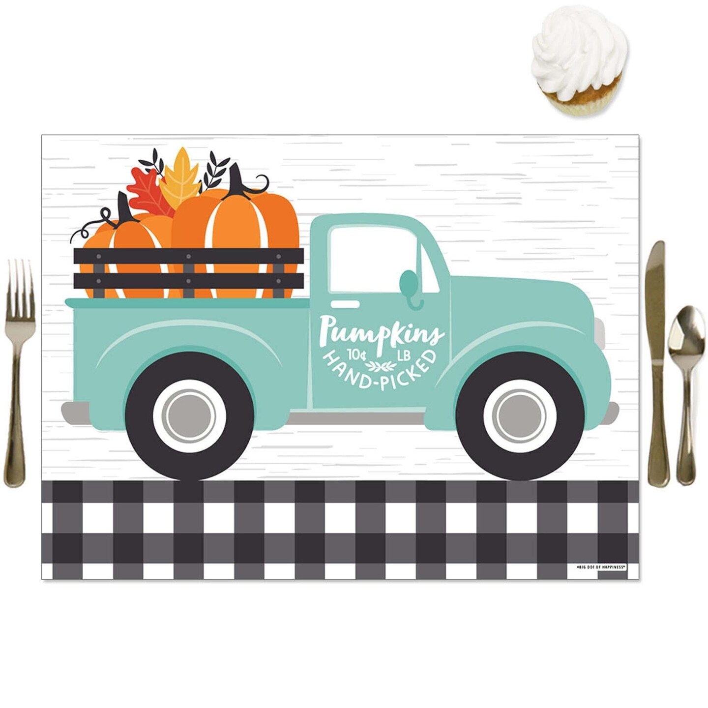 Big Dot Of Happiness Happy Fall Truck Party Table Decorations