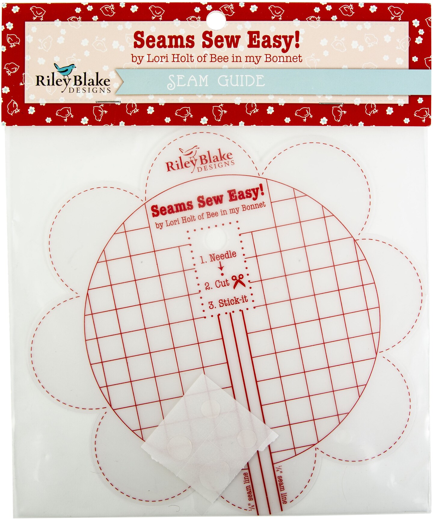 Riley Blake Seam Guide-Red