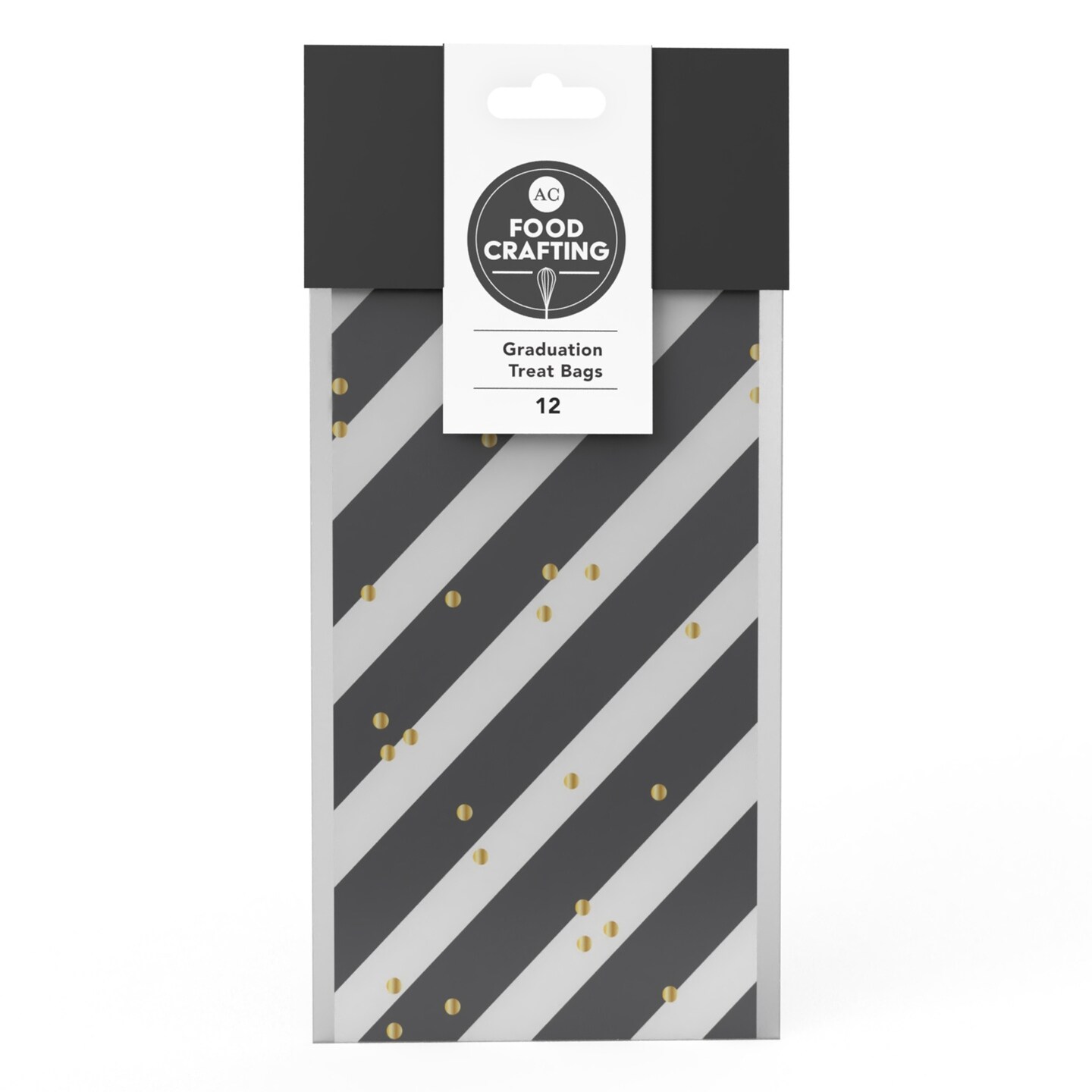 AC Food Crafting Treat Bags 12/Pkg-Graduation