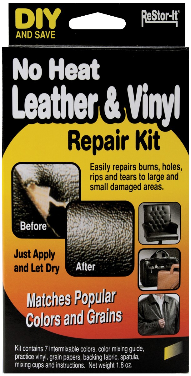 Leather and Vinyl Repair Kit Heat Cure (30-033) : Heat Cure Leather & Vinyl  Repair : Invisible Repair Products