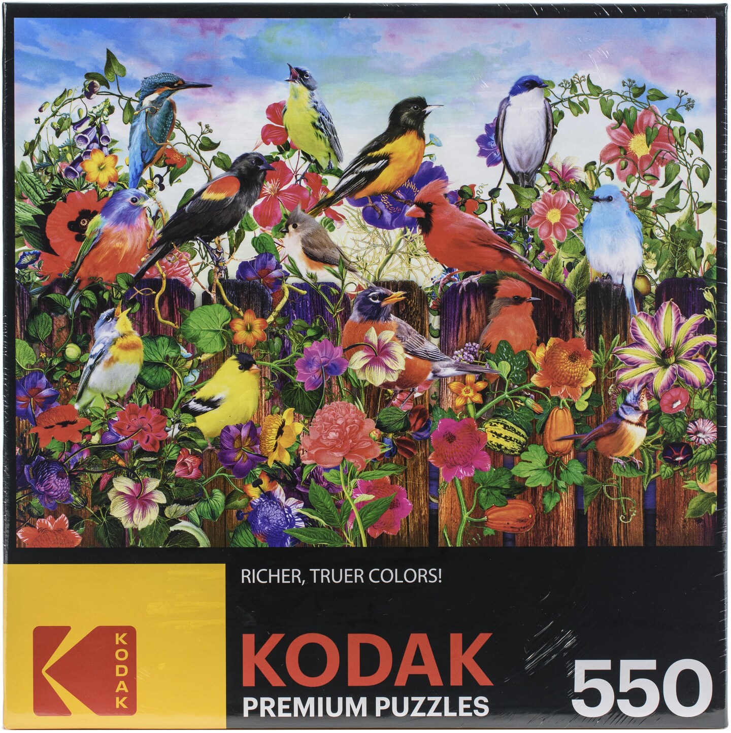 Kodak Premium Jigsaw Puzzle 550 Pieces 18&#x22;X 24&#x22;-Birds And Blooms