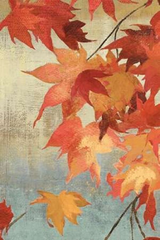 Maple Leaves II - mini Poster Print by Asia Jensen