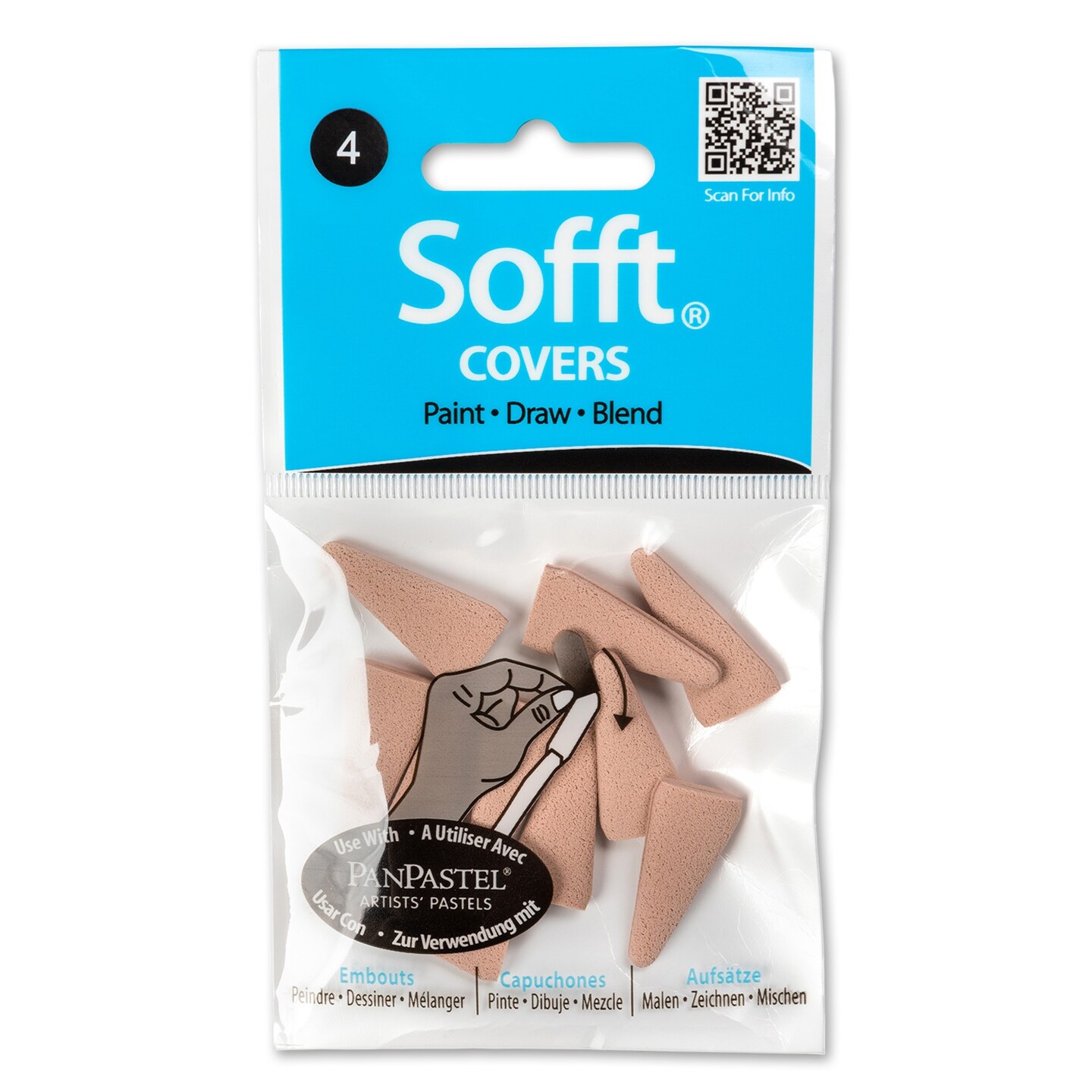 PanPastel Sofft Covers 10/Pkg-#4 Point