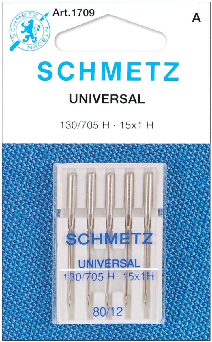 Schmetz Universal Machine Needles-Size 12/80 5/Pkg