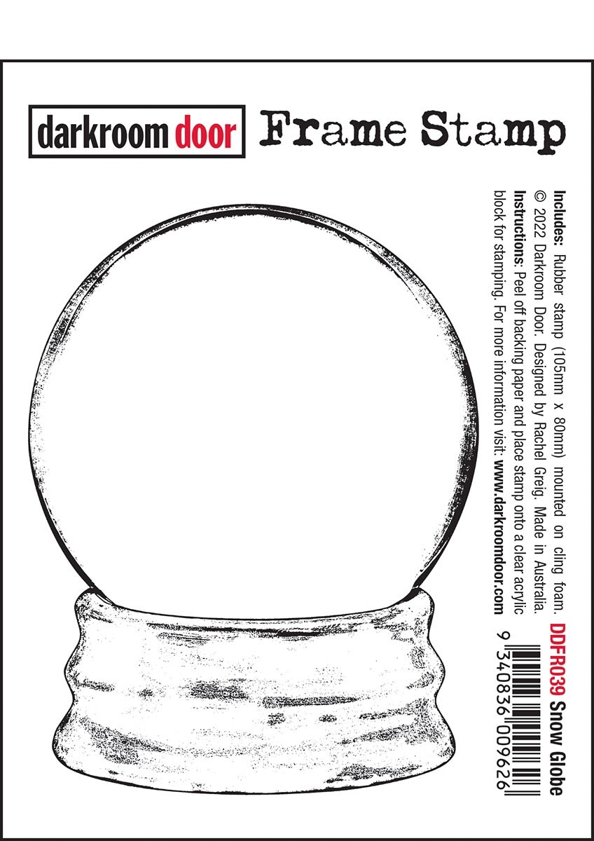 Darkroom Door Frame Stamp-Snow Globe