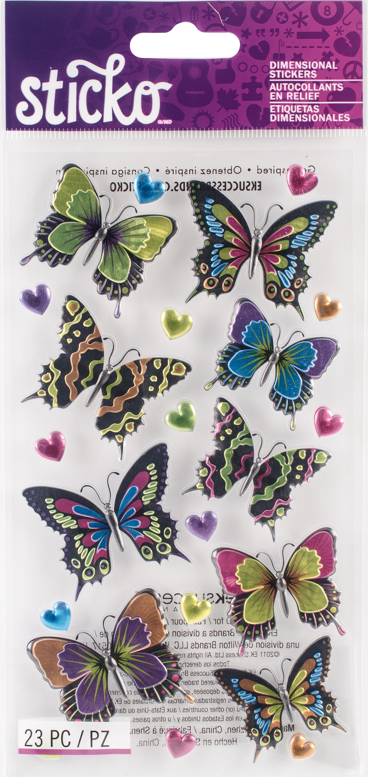 Sticko Dimensional StickersDancing Butterflies Michaels