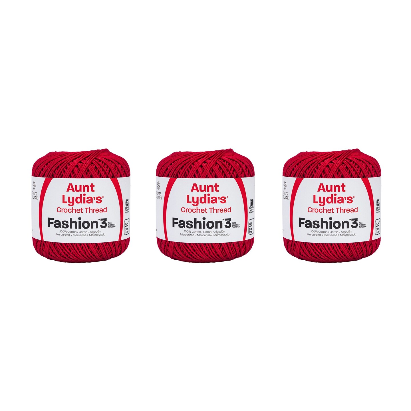 Aunt Lydia's Fashion 3 Crochet Thread