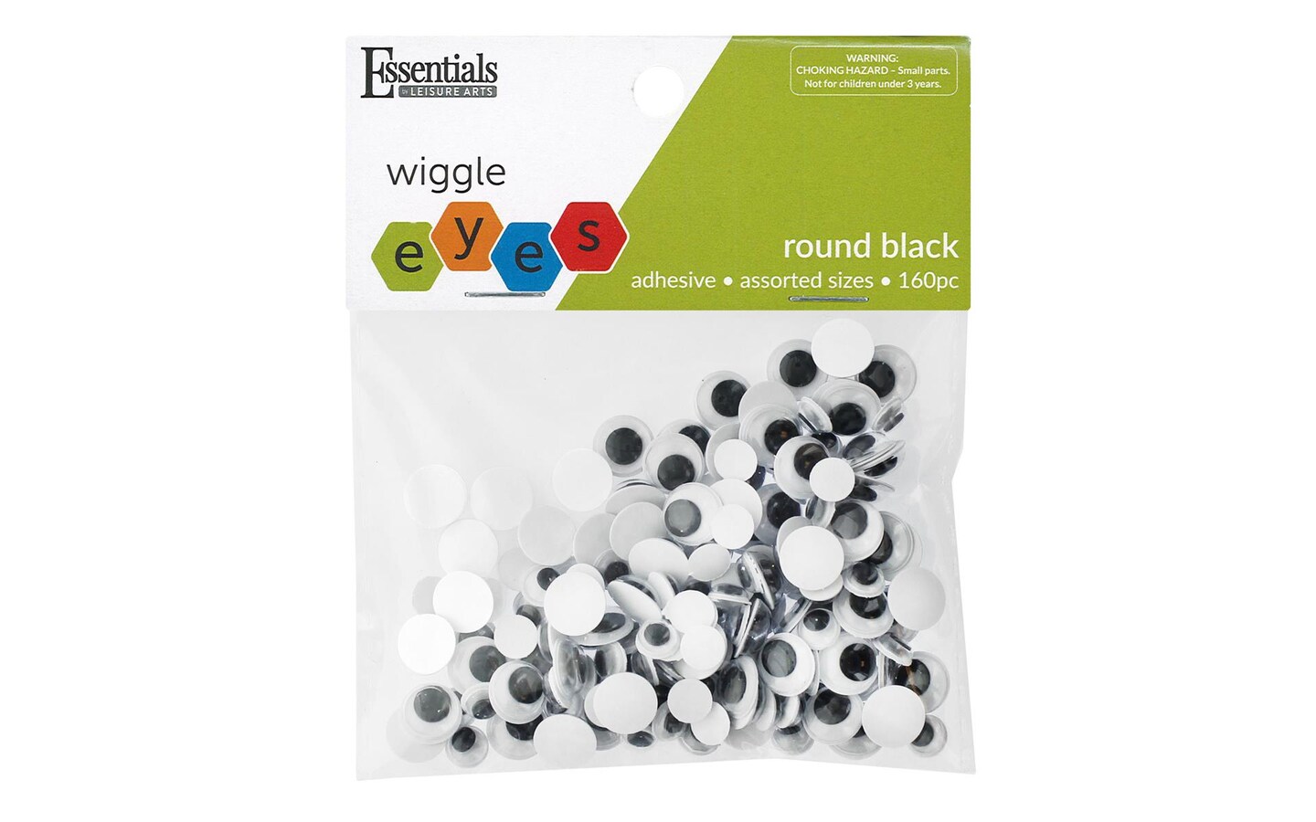 Essentials by Leisure Arts Eyes Paste On Moveable 40mm Black 2pc Googly  Eyes, Google Eyes for Crafts, Big Googly Eyes for Crafts, Wiggle Eyes,  Craft Eyes