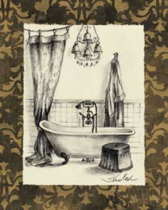 Elegant Bath II Poster Print by Silvia Vassileva - Item # VARPDX2054