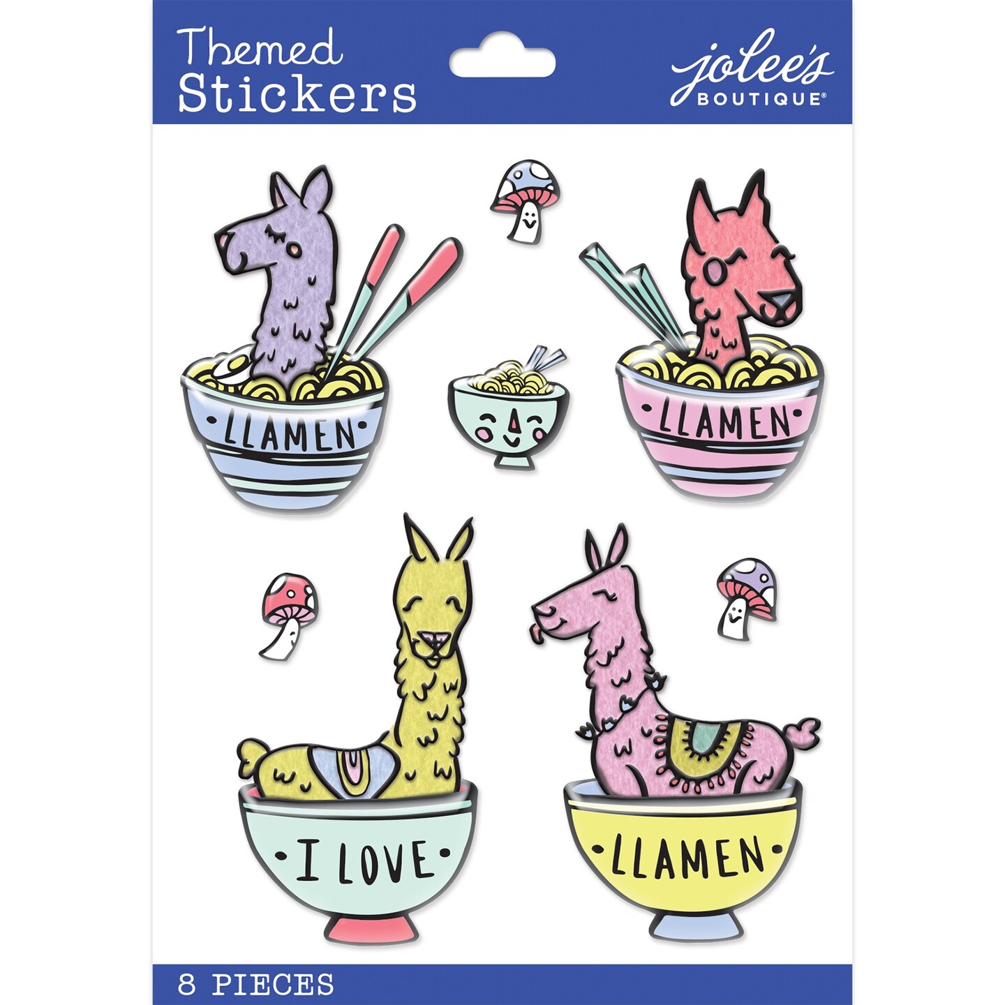 Jolee&#x27;s Boutique Themed Stickers-Dimensional Llamen