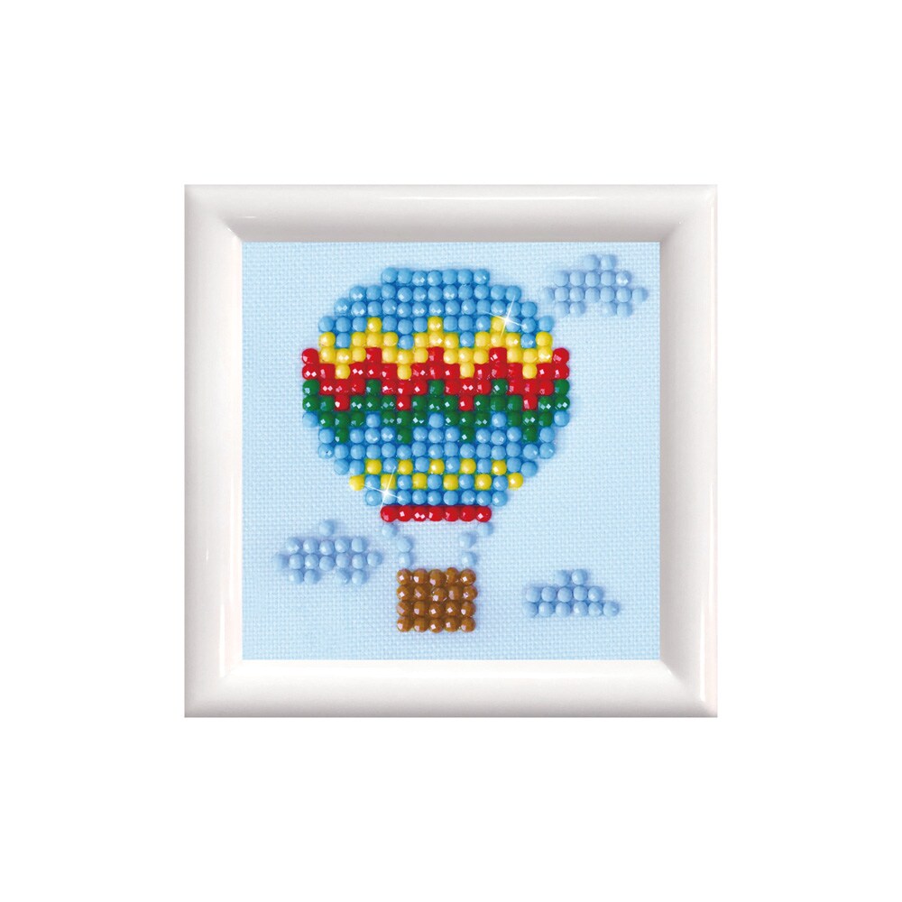 Diamond Dotz Up Up & Away Kit with Frame Balloon Diamond Painting Kits for Adults - Diamond Art Kits a Relaxing Creative Craft Kit with Dotz Gems 3"x3"
