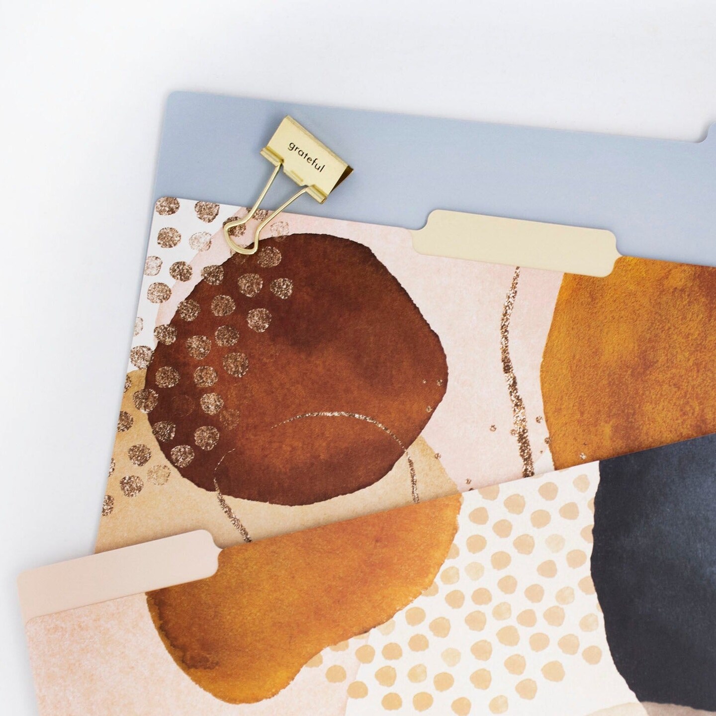 bloom daily planners File Folder Set, Earthy Abstract