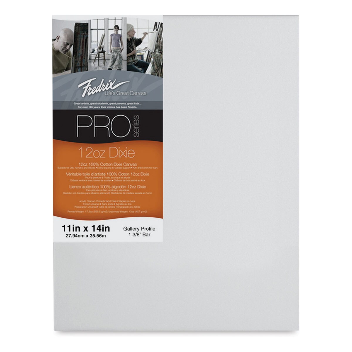 Fredrix Pro Series Dixie Gallery Profile Canvas - 11