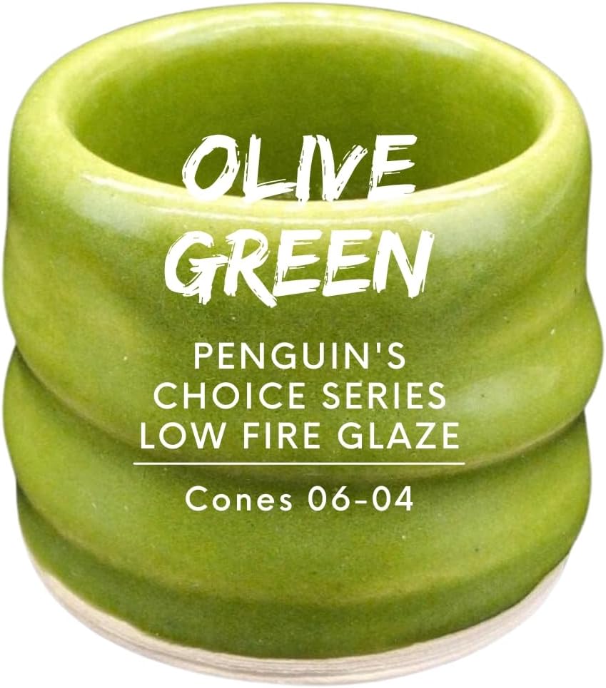 Penguin Pottery - Variety Set - Low Fire Penguin&#x27;s Choice Series - Cones 06 to 04 - Includes 8 4oz Jars