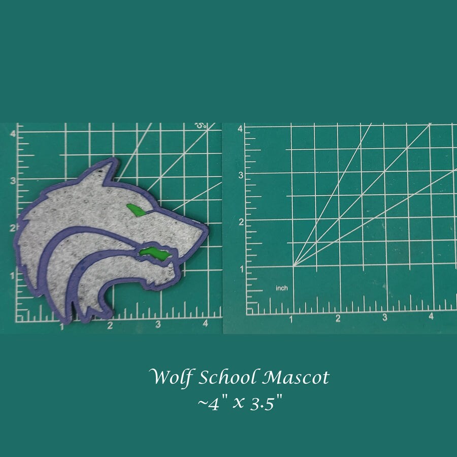 Wolf Wolves Timberwolf Timberwolves School Mascot Silicone Freshie Mold