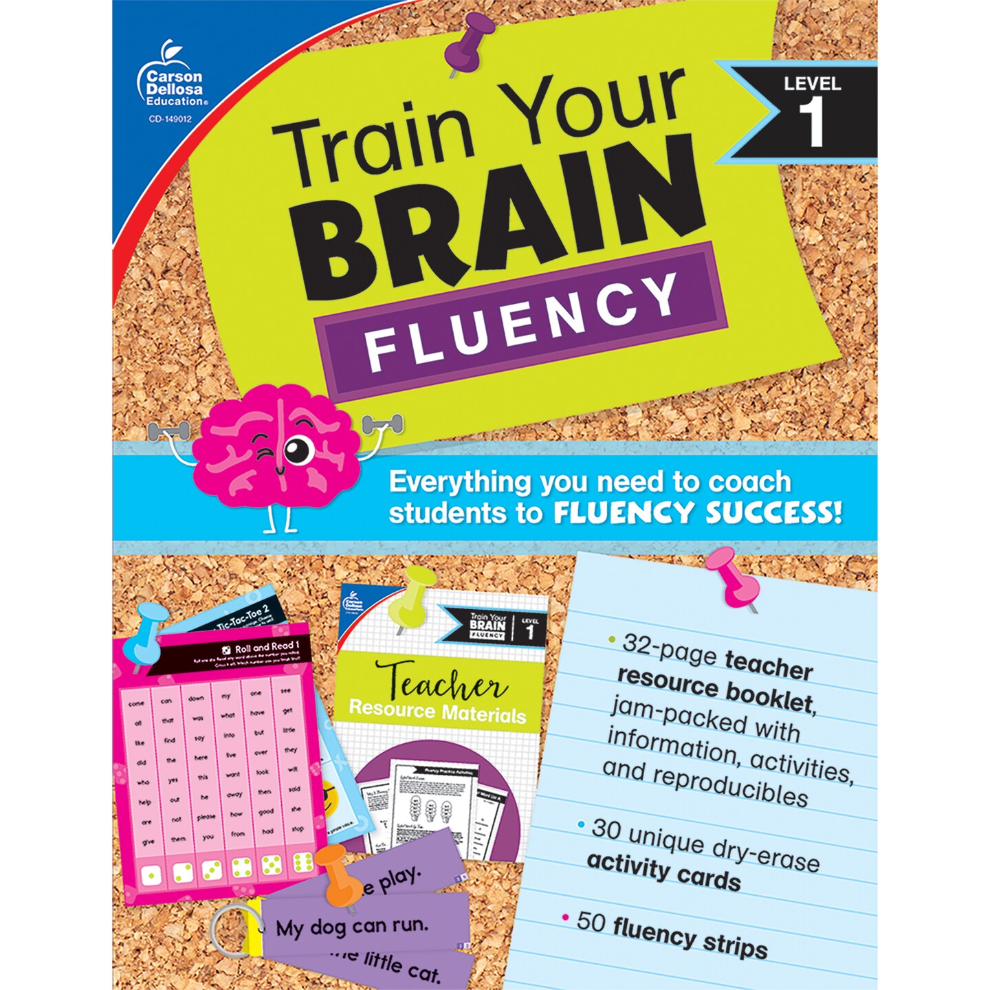 Carson Dellosa Train Your Brain: Fluency Level 1 Classroom Kit