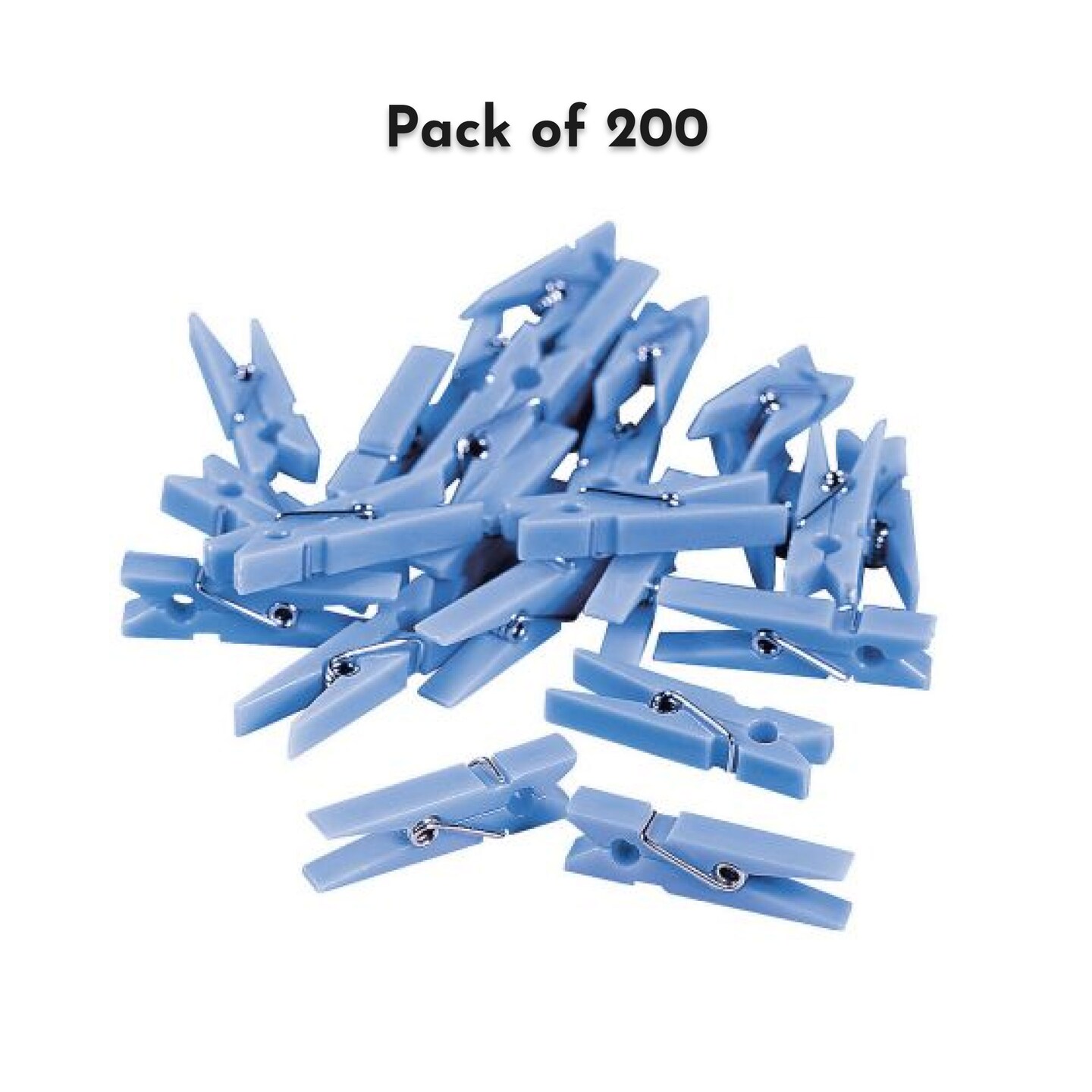 Premium Blue Mini Clothespins Perfect for Crafts, Decor and More | MINA&#xAE;